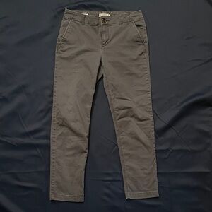 LOFT 4 tall gray The Slim chinos